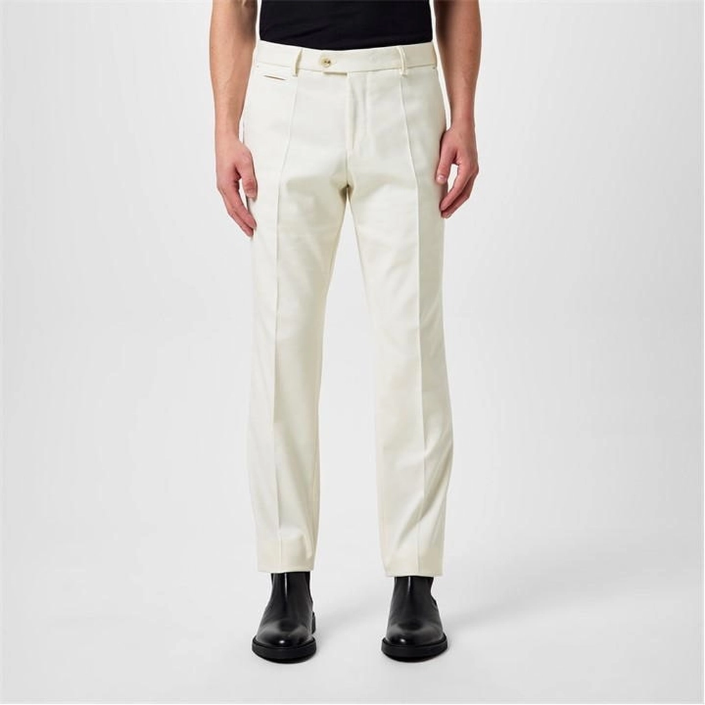 Hugo Boss Tailored Chinos - White